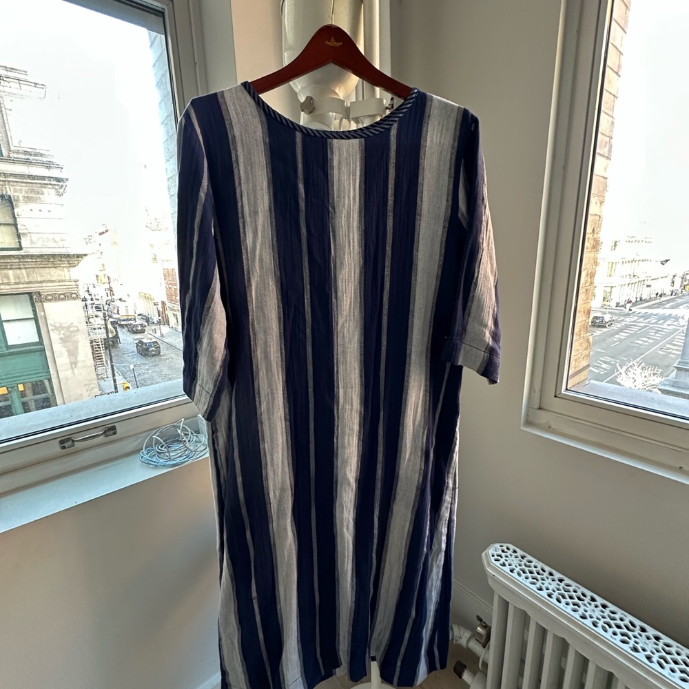 Ace & Jig Blue and White Striped Dress